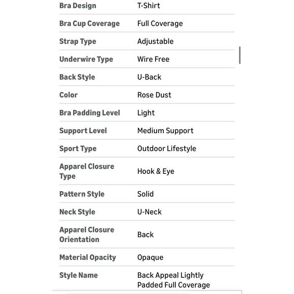 Wacoal Back Appeal Wire Free T-Shirt Bra 856303 Rose Dust 40DDD NWOT - Picture 5 of 5